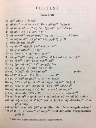 Eine ägyptische Schulübung in demotischer Schrift