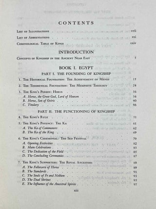 Kingship and the Gods. A study of ancient Near Eastern religion as the integration of society & nature.