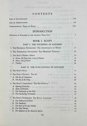 Kingship and the Gods. A study of ancient Near Eastern religion as the integration of society & nature.