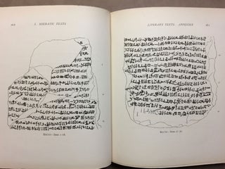 Theban Ostraca. Part I: Hieratic Texts, by Allan H. Gardiner. Part II: Demotic texts, by Herbert Thompson. Part III: Greek texts, by J.G. Milne. Part IV: Coptic texts, by Herbert Thompson.. Edited from the originals, now mainly in the Ontario Museum of Archaeology, Toronto and the Bodleian Library, Oxford. University of Toronto Studies.[newline]M2069a-09.jpg