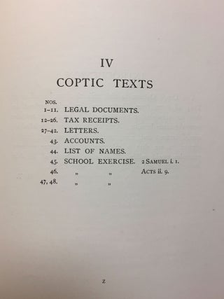 Theban Ostraca. Part I: Hieratic Texts, by Allan H. Gardiner. Part II: Demotic texts, by Herbert Thompson. Part III: Greek texts, by J.G. Milne. Part IV: Coptic texts, by Herbert Thompson.. Edited from the originals, now mainly in the Ontario Museum of Archaeology, Toronto and the Bodleian Library, Oxford. University of Toronto Studies.[newline]M2069a-26.jpg