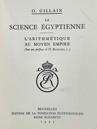 La science &eacute;gyptienne. L&rsquo;arithm&eacute;tique au Moyen Empire.[newline]M2081b-01.jpeg