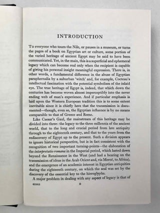The Legacy of Egypt