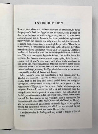 The Legacy of Egypt