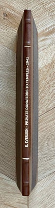 Item #M2109 Two Inscriptions Concerning Private Donations to Temples. IVERSEN Erik