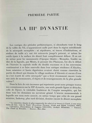 Douze ans de fouilles dans la n&eacute;cropole memphite. 1924-1936.