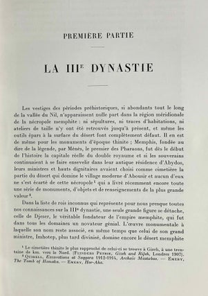 Douze ans de fouilles dans la nécropole memphite. 1924-1936.