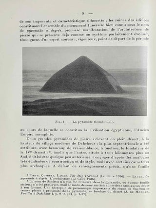 Douze ans de fouilles dans la n&eacute;cropole memphite. 1924-1936.