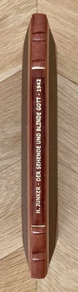 Item #M2123d Der sehende und der blinde Gott (Mhntj-irtj und Mhntj-n-irtj). JUNKER Hermann