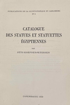 Ny-Carlsberg Glyptotek. Catalogue des statues et statuettes égyptiennes.[newline]M2138b-03.jpeg