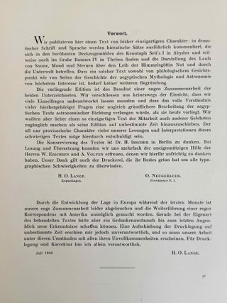 Papyrus Carlsberg No. I. Ein hieratisch-demotischer kosmologischer Text.[newline]M2146d-04.jpeg