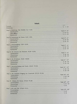 Papyrus Carlsberg No. I. Ein hieratisch-demotischer kosmologischer Text.