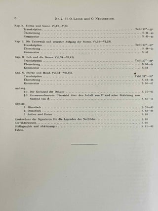 Papyrus Carlsberg No. I. Ein hieratisch-demotischer kosmologischer Text.