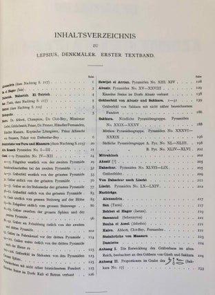 Denkmäler aus Aegypten und Aethiopien. Text volumes 1 to 5 (complete text)[newline]M2161d-11.jpg