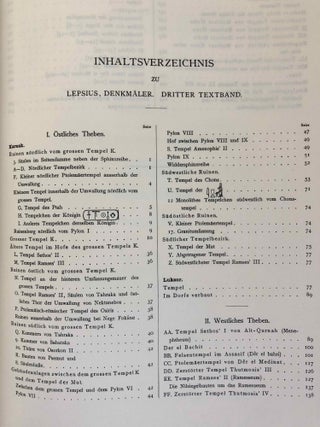 Denkmäler aus Aegypten und Aethiopien. Text volumes 1 to 5 (complete text)[newline]M2161d-21.jpg