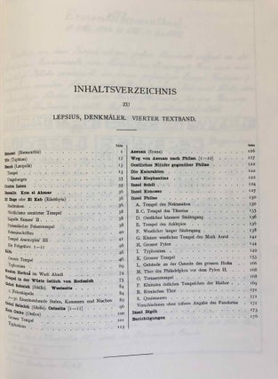 Denkmäler aus Aegypten und Aethiopien. Text volumes 1 to 5 (complete text)[newline]M2161d-24.jpg