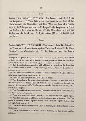 The Horologion of the Egyptian Church. Coptic and Arabic text from a mediaeval manuscript. Translated and annotated by O.H.E. KHS-BURMESTER.