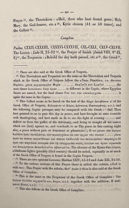 The Horologion of the Egyptian Church. Coptic and Arabic text from a mediaeval manuscript. Translated and annotated by O.H.E. KHS-BURMESTER.