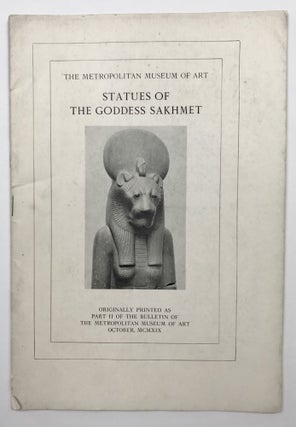 Item #M2186 Statues of the Goddess Sakhmet. LYTHGOE Albert Morton[newline]M2186.jpeg