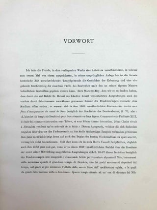 Baugeschichte des Denderatempels und Beschreibung der einzelnen Theile des Bauwerkes nach den an seinen Mauern befindlichen Inschriften[newline]M2191-03.jpeg