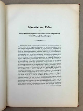 Baugeschichte des Denderatempels und Beschreibung der einzelnen Theile des Bauwerkes nach den an seinen Mauern befindlichen Inschriften[newline]M2191-05.jpeg