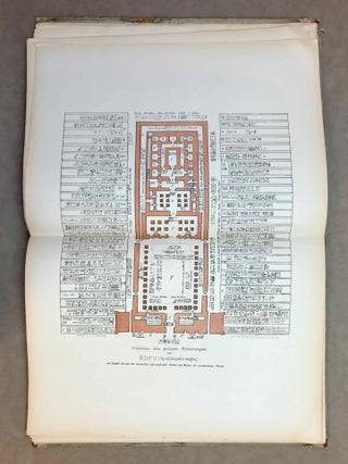 Baugeschichte des Denderatempels und Beschreibung der einzelnen Theile des Bauwerkes nach den an seinen Mauern befindlichen Inschriften[newline]M2191-08.jpeg
