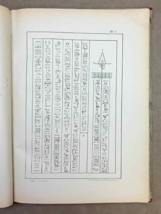 Baugeschichte des Denderatempels und Beschreibung der einzelnen Theile des Bauwerkes nach den an seinen Mauern befindlichen Inschriften[newline]M2191-09.jpeg