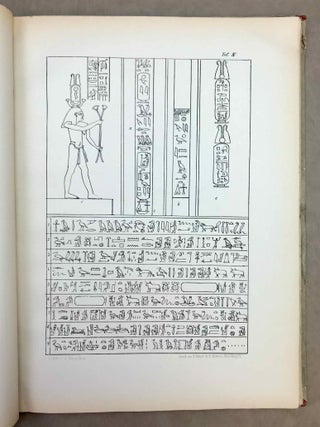 Baugeschichte des Denderatempels und Beschreibung der einzelnen Theile des Bauwerkes nach den an seinen Mauern befindlichen Inschriften[newline]M2191-10.jpeg