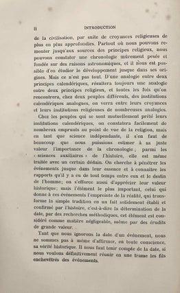 Etudes sur le calendrier égyptien. Dates calendériques au point de vue de l’histoire de la civilisation.