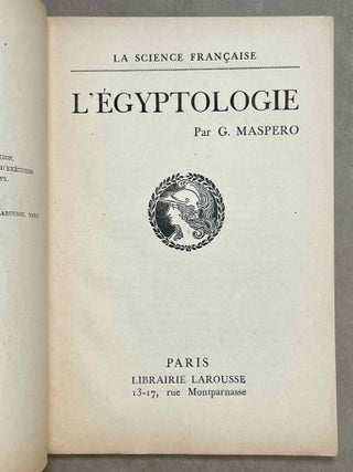 L&rsquo;&eacute;gyptologie[newline]M2210-02.jpeg