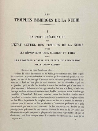 Rapports relatifs à la consolidation des temples. 1e, 2e, 3e & 4e livraison (complete set)[newline]M2213b-04.jpeg