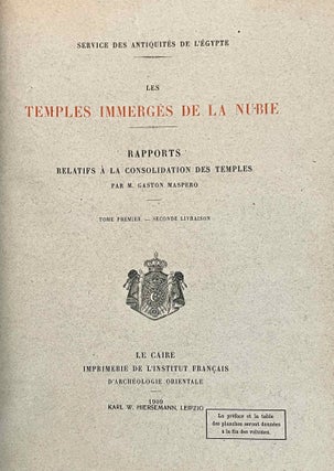 Rapports relatifs à la consolidation des temples. 1e, 2e, 3e & 4e livraison (complete set)[newline]M2213b-15.jpeg