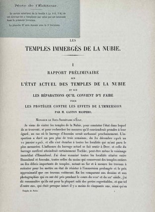 Rapports relatifs à la consolidation des temples. 1e, 2e, 3e & 4e livraison (complete set)[newline]M2213b-16.jpeg
