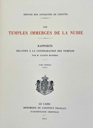 Rapports relatifs à la consolidation des temples. 1e, 2e, 3e & 4e livraison (complete set)[newline]M2213b-31.jpeg