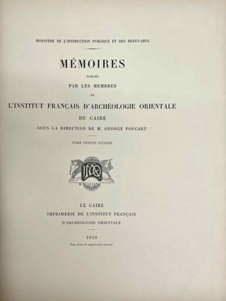 Mat&eacute;riaux pour servir &agrave; la g&eacute;ographie de l&rsquo;&Eacute;gypte. Premi&egrave;re s&eacute;rie. Fasc. 1 & 2 (complete set)[newline]M2217b-01.jpeg