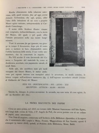 MISCELLANEA GREGORIANA. Raccolta di scritti pubblicati nel I Centenario dalla Fondazione del Pont. Museo Egizio (1839-1939). (Monumenti, Musei e Gallerie Pontificie.)…