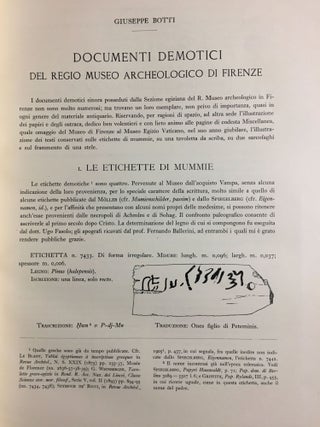 MISCELLANEA GREGORIANA. Raccolta di scritti pubblicati nel I Centenario dalla Fondazione del Pont. Museo Egizio (1839-1939). (Monumenti, Musei e Gallerie Pontificie.)…