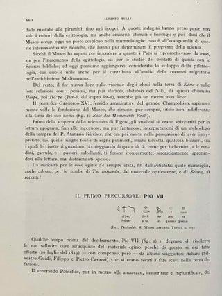 MISCELLANEA GREGORIANA. Raccolta di scritti pubblicati nel I Centenario dalla Fondazione del Pont. Museo Egizio (1839-1939). (Monumenti, Musei e Gallerie Pontificie.)&hellip;