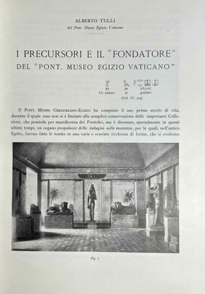 MISCELLANEA GREGORIANA. Raccolta di scritti pubblicati nel I Centenario dalla Fondazione del Pont. Museo Egizio (1839-1939). (Monumenti, Musei e Gallerie Pontificie.)…