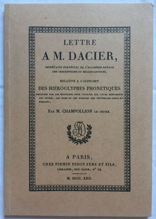 Item #M2250b Lettre à M. Dacier, secrétaire perpétuel de l'Académie Royale des Inscriptions...[newline]M2250b.jpg