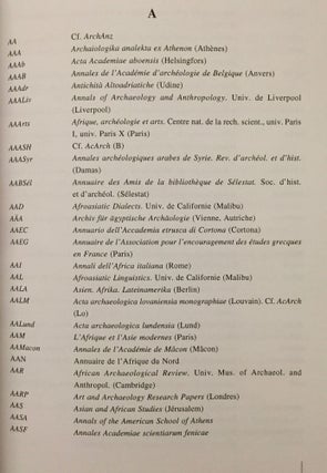 Abréviations des périodiques et collections en usage à l'Institut Français d'Archéologie Orientale[newline]M2254-05.jpg