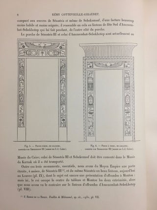 Rapports préliminaires. Tome IX. 1e partie: Médamoud (1931). Les monuments du Moyen Empire.[newline]M2255c-12.jpg