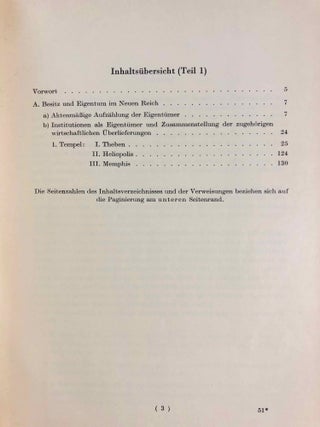 Materialien zur Wirtschaftsgeschichte des Neuen Reiches. Band I-VI + Indices (complete set)[newline]M2269a-05.jpg