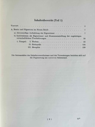 Materialien zur Wirtschaftsgeschichte des Neuen Reiches. Band I-VI + Indices (complete set)[newline]M2269d-04.jpeg