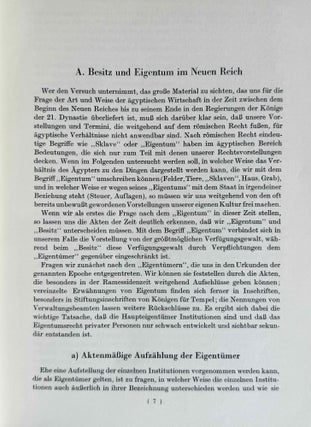 Materialien zur Wirtschaftsgeschichte des Neuen Reiches. Band I-VI + Indices (complete set)