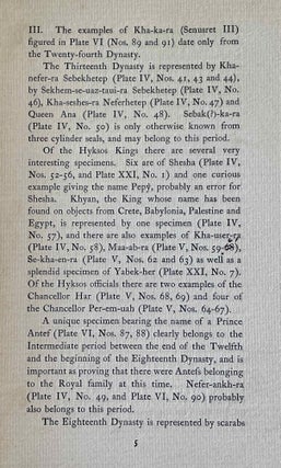 The Timins Collection of Ancient Egyptian Scarabs and Cylinder Seals