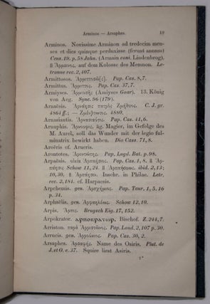 Aegyptische Personennamen bei den Klassikern, in Papyrusrollen, auf Inschriften.[newline]M2276-03.jpg