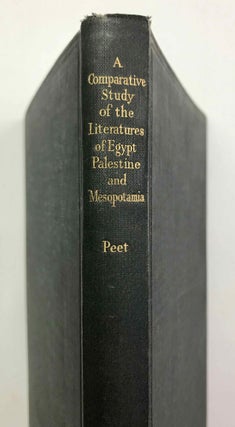 A Comparative Study of the Literatures of Egypt, Palestine, and Mesopotamia. Egypt’s contribution to the literature of the ancient world.. The Schweich Lectures on Biblical Archaeology, 1929[newline]M2277a-01.jpeg