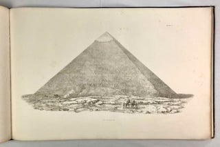 The Pyramids of Gizeh, from Actual Survey and Admeasurement, by J.E. [sic] Perring, Esq., Civil Engineer: Illustrated by Notes and References to the Several Plans, with Sketches Taken on the Spot, by E.J. Andrews. Accompanied by remarks on the hieroglyphics by S. Birch. 3 parts in 1. Part 1: The Great Pyramid (1839). Part 2: The second and third pyramids, the three smaller to the southward of the third and the three to the eastward of the Great Pyramid (1840). Part III: The Pyramids to the Southward of Gizeh and at Abou Roash, with: Campbell's tomb, and a section of the rock at Gizeh (complete)[newline]M2280b-12.jpeg