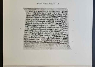 The Hearst Medical Papyrus. Hieratic text in 17 facsimile plates in collotype with introduction and vocabulary.[newline]M2299a-08.jpeg